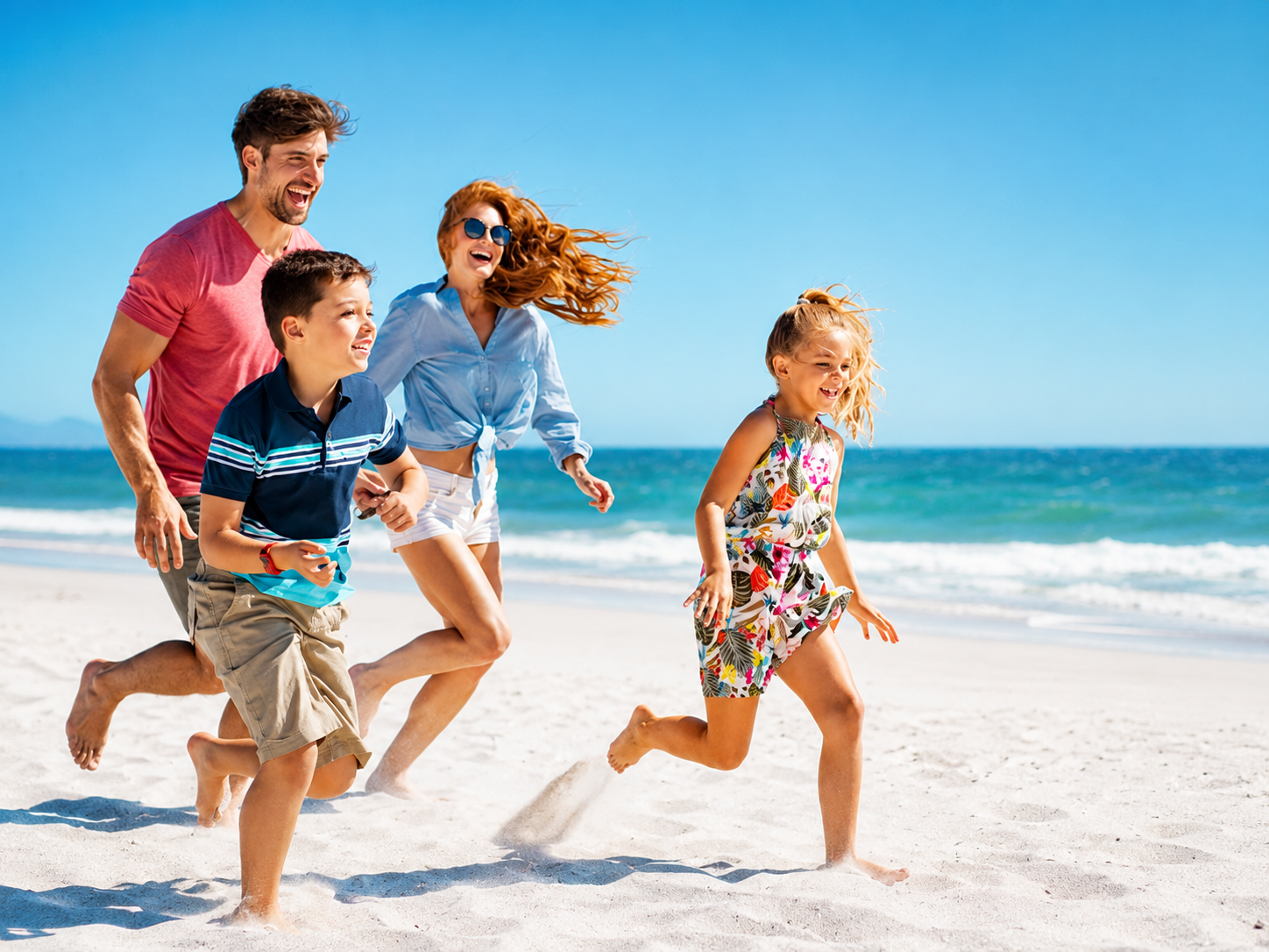 Family beach holiday in Liguria