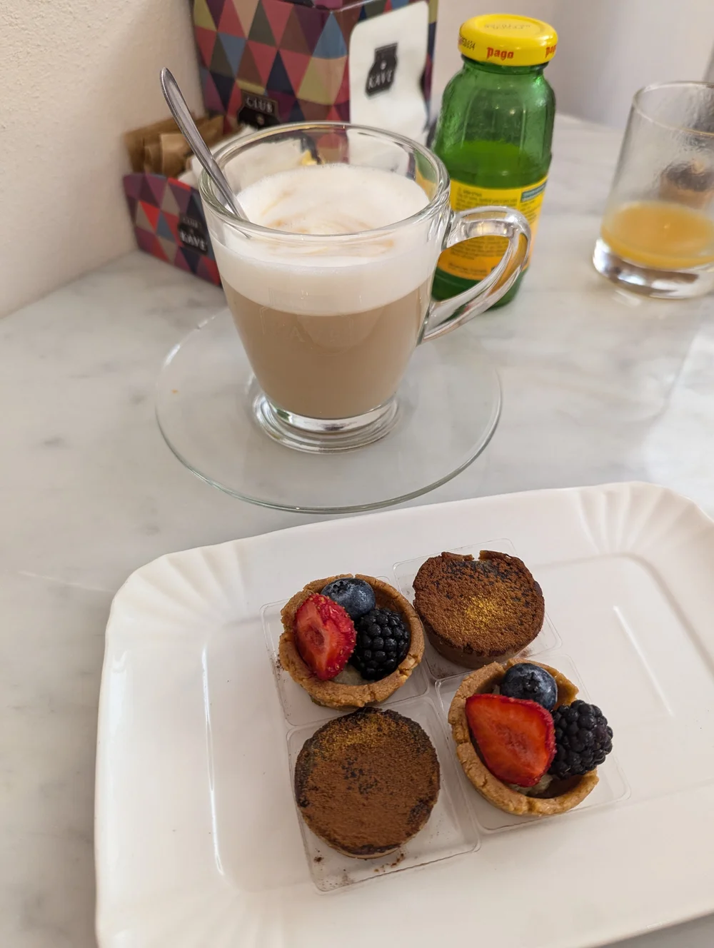 Italian breakfast in Genoa