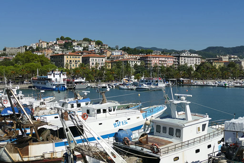 La Spezia harbour and Portovenere coastal route