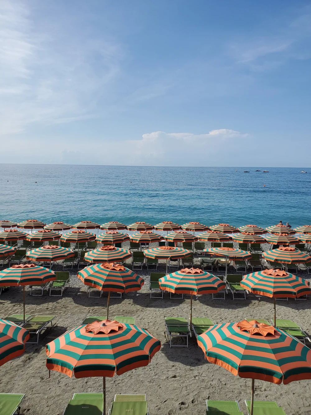Family holiday in Liguria at Monterosso beach