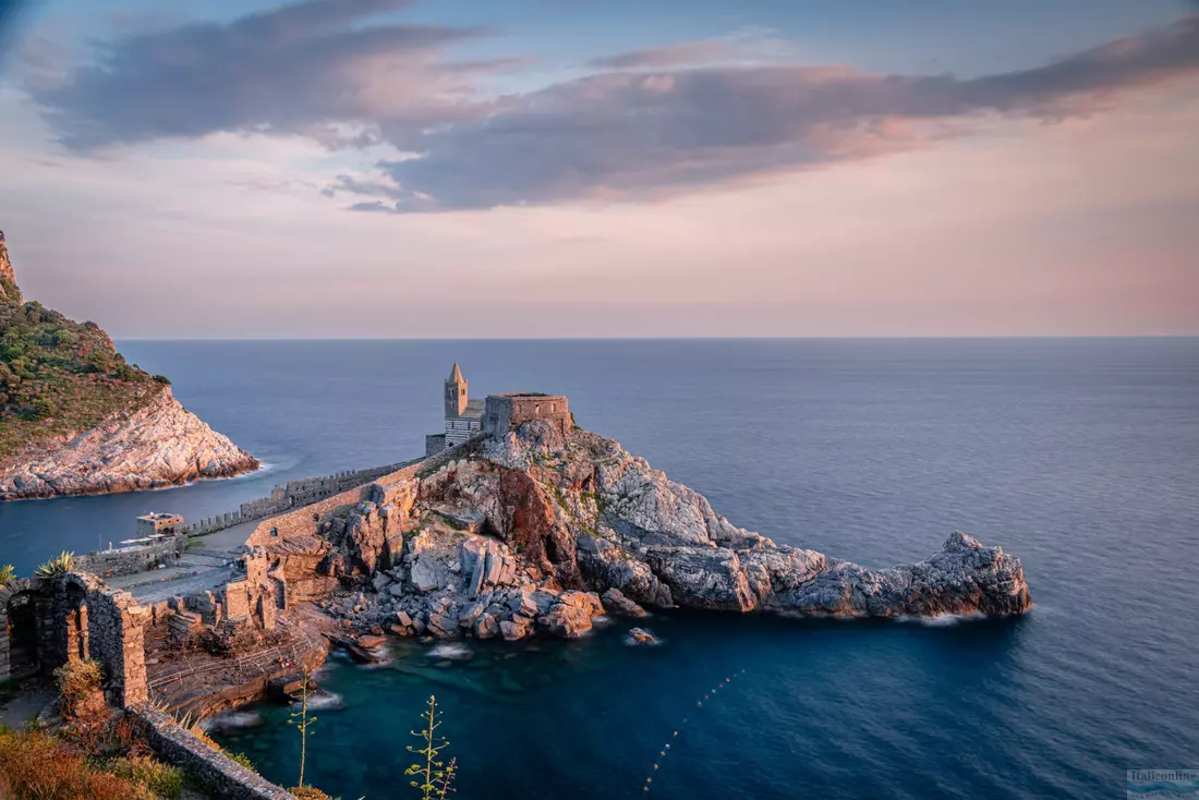 Portovenere harbour on the Ligurian coast