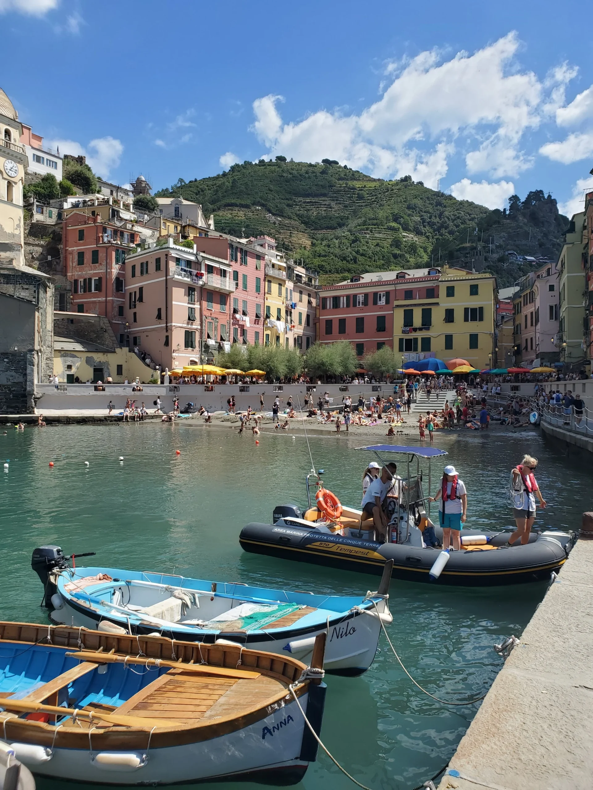 Vernazza harbour in Cinque Terre